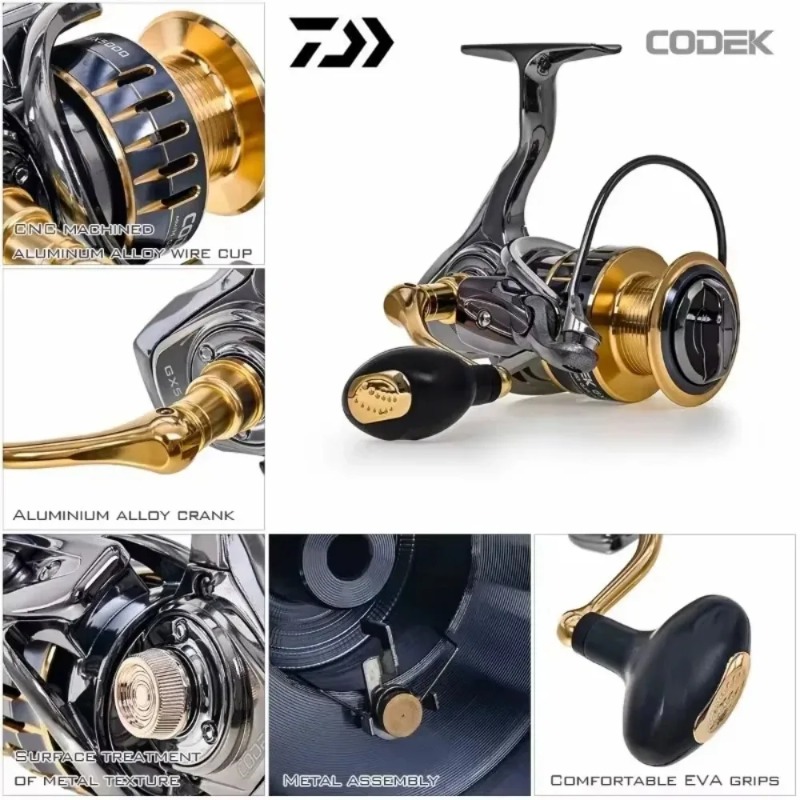 Daiwa CODEK Spinning Reel Bait - Abu Garcia Reel Max recension och pris