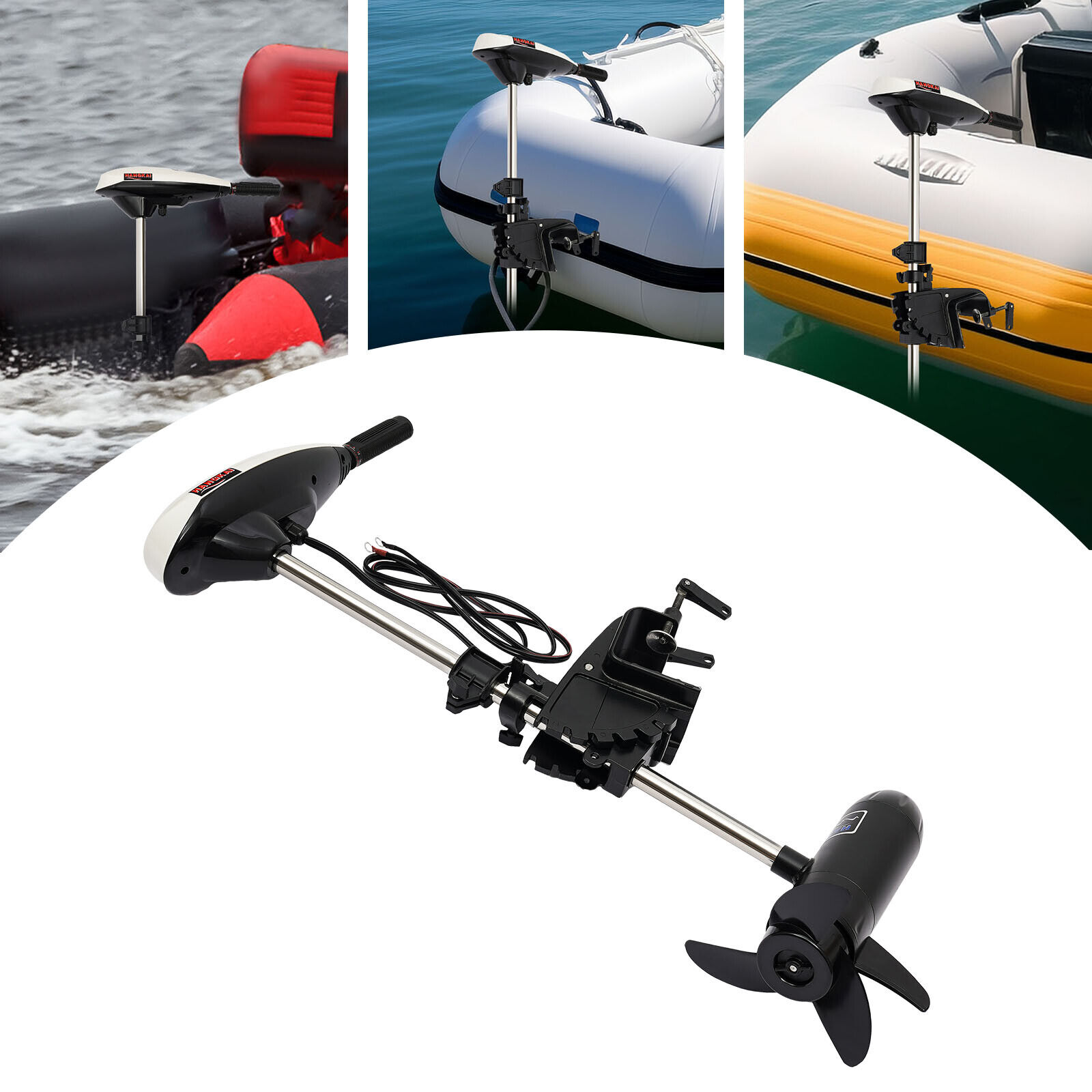 12V 65LBS Electric Outboard Mo - Fishing Kayak Trolling Motor recension och pris
