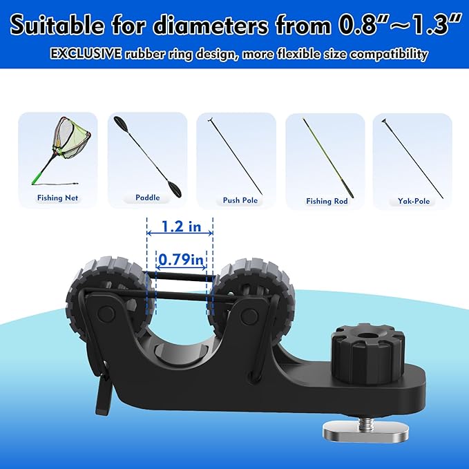 Kayak Paddle Holder Track Moun - Fishing Kayak Cart recension och pris