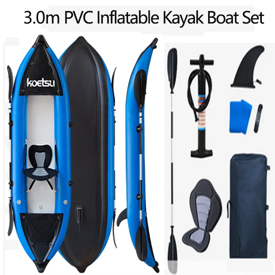 KOETSU 1-2 Persons Inflatable  - Fishing Kayak Sit On Top recension och pris