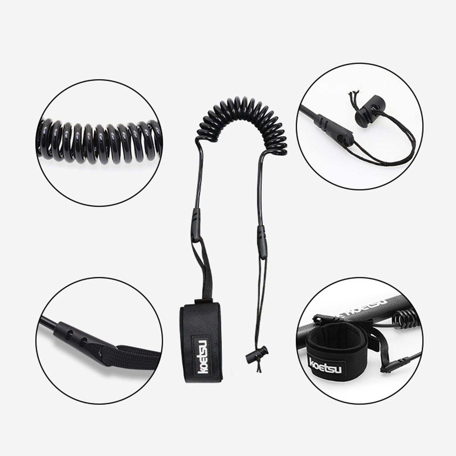 Kayak Paddle Leash Coiled Kaya - Fishing Kayak Paddle Leash recension och pris